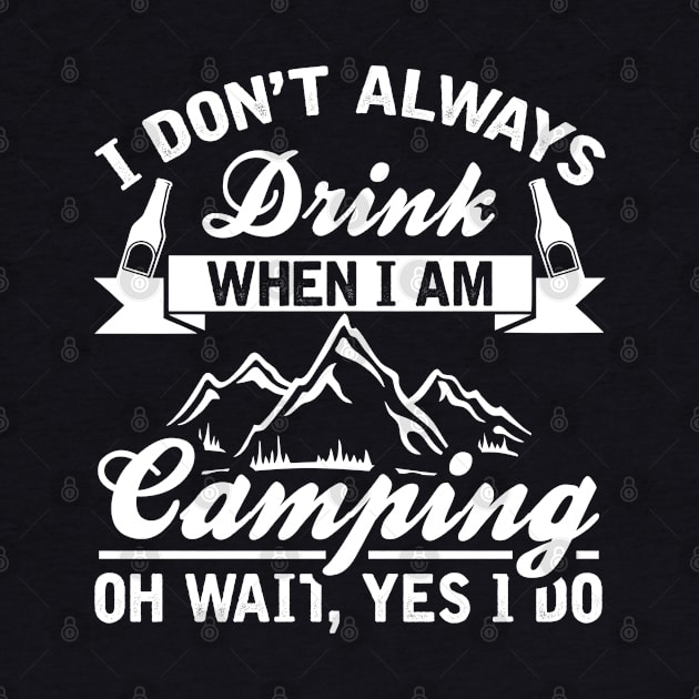 Camping Outdoors T shirt by Vine Time T shirts